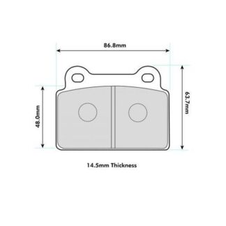 PBS Rear ProRace Mitsubishi Evolution VIII 2003-2005
