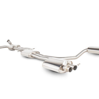 Scorpion Resonated cat-back system inc active exhaust valve OE Fitment Audi RS4 B8 4.2 FSI RS5 4.2 V8 Coupe 2010 - 2015