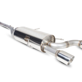 Scorpion Non-resonated cat-back system Daytona Tailpipe  Renault MK2 Clio 182 2003 - 2006