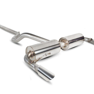 Scorpion Non-resonated cat-back system STW (twin) Tailpipe Renault MK3 Clio 197 2006 - 2009