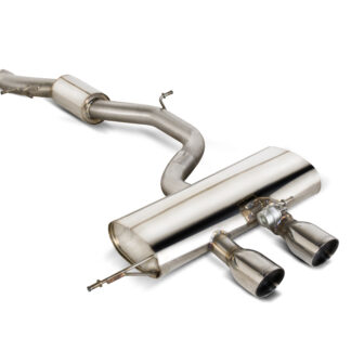 Scorpion Non-resonated cat-back system Daytona Ceramic Tailpipe Volkswagen MK7 Golf GTi (including Clubsport & Clubsport S) 2013 - 2016