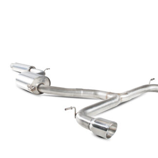 Scorpion Resonated cat-back system Daytona Ceramic Tailpipe Volkswagen MK7 Golf GTi (including Clubsport & Clubsport S) 2013 - 2016