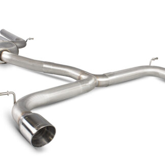Scorpion Resonated cat-back system Daytona Tailpipe Volkswagen MK7 Golf GTi (including Clubsport & Clubsport S) 2013 - 2016