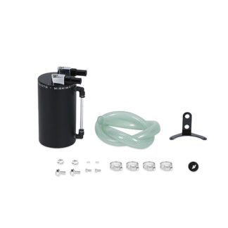 Mishimoto Aluminum Oil Catch Can - Large Wrinkle Black