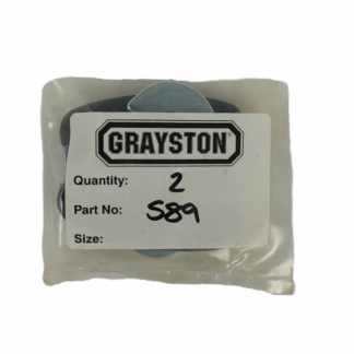 Grayston 50Mm (2In) Snap Hook With Black Plastic Dipped End - Zin