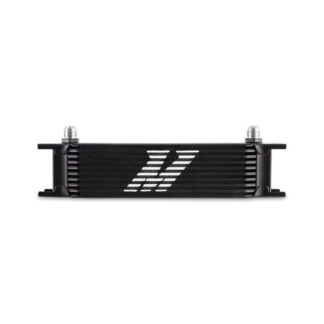Mishimoto Universal -8AN 10 Row Oil Cooler, Black