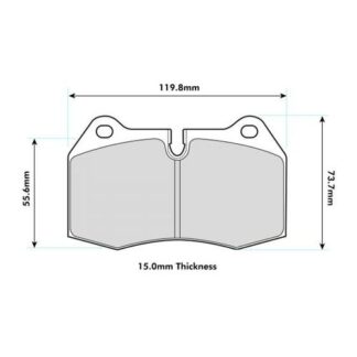 PBS ProRace DC5/FD2/350z/Mini with brembo front Brake Pads
