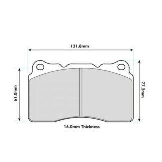 PBS Pro Track Brake Pads - Mistubishi Evo / Subaru WRX /Civi