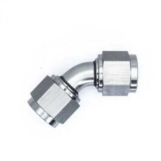 DW 10AN Flare Female Swivel 45-degree to 10AN Flare Female Swivel