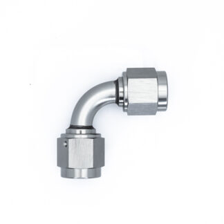 DW 6AN Flare Female Swivel 90-degree to 6AN Flare Female Swivel 9