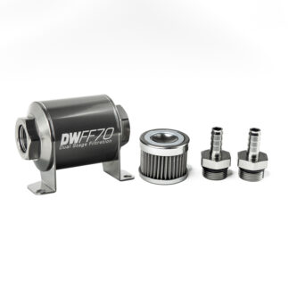 DW In-line fuel filter element and housing kit  stainless st