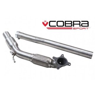 Cobra Front Pipe & Sports Cat Section (200 Cell) VW Scirocco R 2.0 TSI 09-18