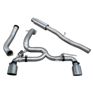 Cobra Cat Back System (Venom) (Valved) Ford  Focus RS (Mk3) 4.5" (114.5mm) Slash Cut Tailpipe