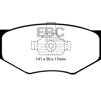 EBC Ultimax Front Pads Caliper-VW SEAT