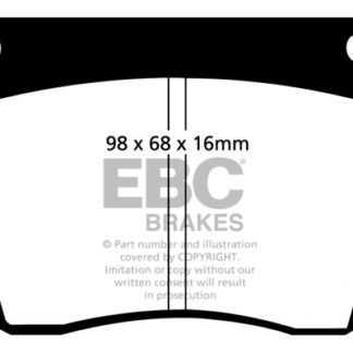 EBC Ultimax Front Pads Caliper-Girling/TRW ALFA ROMEO