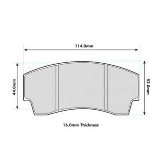 PBS pads for AP Caliper CP5100 & K Sport 4 pot 330/356mm