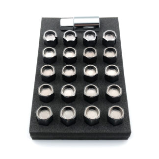 RAYS DURA-Lock and Nut SET L42 Straight M12X1.25 Gunmetallic