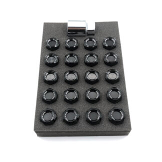 RAYS DURA-LOCK and NUT L32 5H 20PC M12X1.25 BK Black