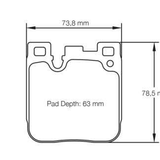 Pagid Racing Brake Pads RSL29 BMW M4 (F82) / M3 (F80) / M240I RACING [AP FRONT CALIPER]