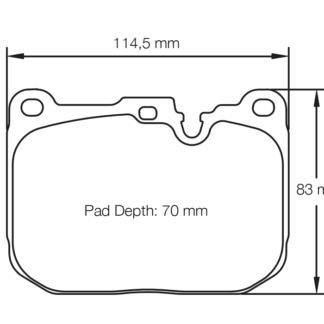 Pagid Racing Brake Pads RSL29 BMW M4 F82 /M3 F80 / M2 F87 / BREMBO M8