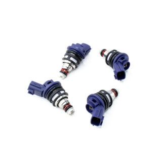 DW Set of 4 370cc Side Feed Injectors for Nissan G20 SR20 24