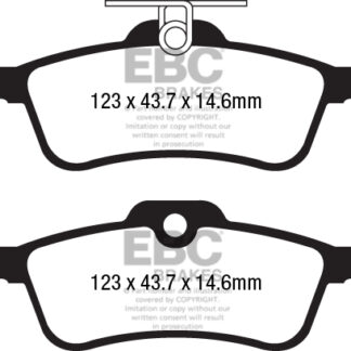 DPX2181 EBC Ultimax Rear Pads Caliper-ATE HONDA