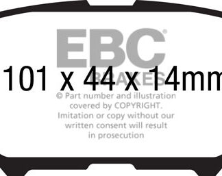 DPX2171 EBC Ultimax Rear Pads Caliper-Akebono CITROEN