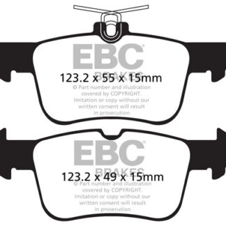DPX2160 EBC Ultimax Rear Pads Caliper-ATE FORD