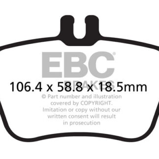 DPX2157 EBC Ultimax Rear Pads Caliper-NA INFINITI