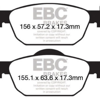DPX2154 EBC Ultimax Front Pads Caliper-ATE HONDA