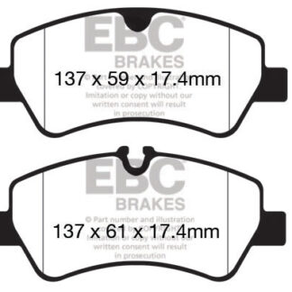 DPX2152 EBC Ultimax Rear Pads Caliper-NA FORD COMMERCIAL
