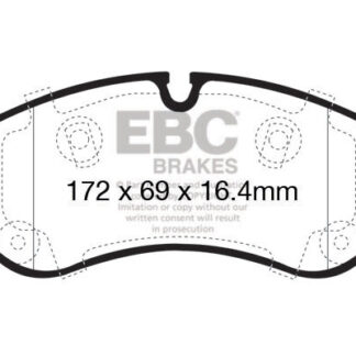 DPX2151 EBC Ultimax Front Pads Caliper-NA FORD COMMERCIAL