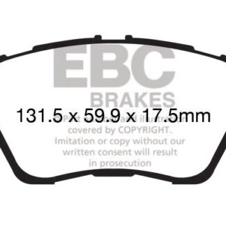 EBC Ultimax Front Brake Pads - Ford Fiesta ST180 / ST200 2012 > 2017