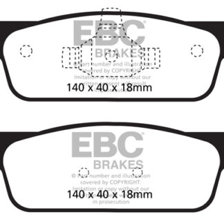 DPX2146 EBC Ultimax Front Pads Caliper-ATE DACIA