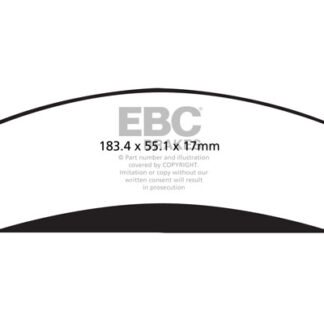 DPX2139 EBC Ultimax Front Pads Caliper-NA CHRYSLER (USA)