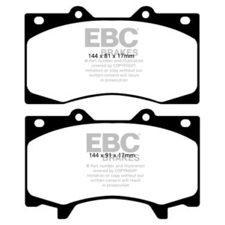 DPX2125 EBC Ultimax Front Pads Caliper-NA NISSAN