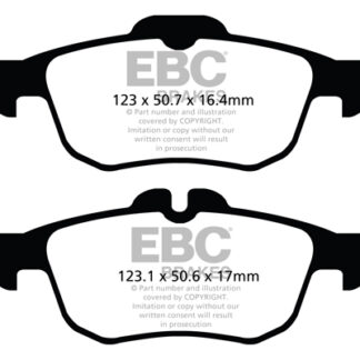 DPX2124 EBC Ultimax Rear Pads Caliper-NA RENAULT