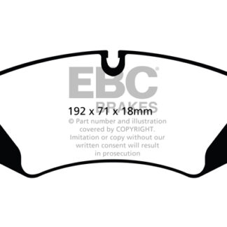 DPX2123 EBC Ultimax Front Pads Caliper-TRW LAND ROVER