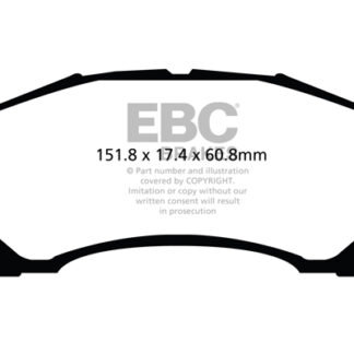 DPX2113 EBC Ultimax Front Pads Caliper-NA CHEVROLET (Thailand)