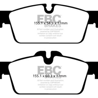 DPX2106 EBC Ultimax Front Pads Caliper-ATE PEUGEOT