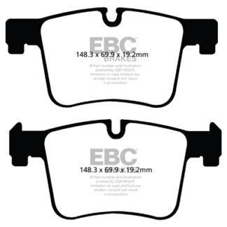 DPX2105 EBC Ultimax Front Pads Caliper-ATE BMW