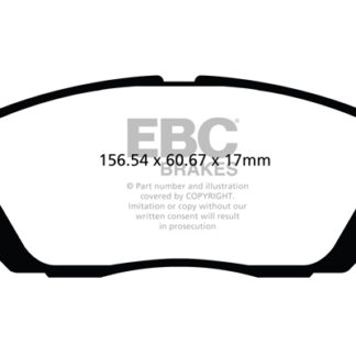 DPX2100 EBC Ultimax Front Pads Caliper-NA SSANGYONG