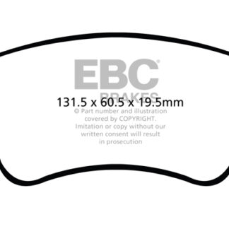 DPX2099 EBC Ultimax Front Pads Caliper-NA KIA
