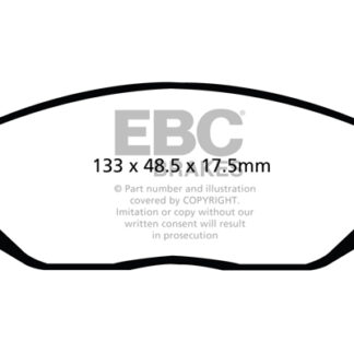 DPX2097 EBC Ultimax Front Pads Caliper-NA CHEVROLET