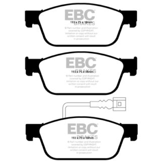 DPX2096 EBC Ultimax Front Pads Caliper-ATE VOLKSWAGEN