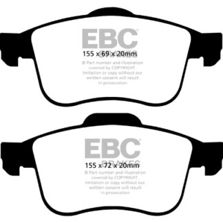 DPX2090 EBC Ultimax Front Pads Caliper-ATE ALFA ROMEO