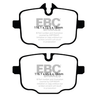DPX2089 EBC Ultimax Rear Pads Caliper-TRW BMW