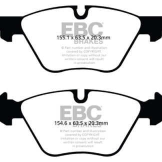 DPX2088 EBC Ultimax Front Pads Caliper-ATE BMW