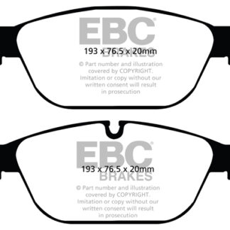 DPX2087 EBC Ultimax Front Pads Caliper-ATE AUDI