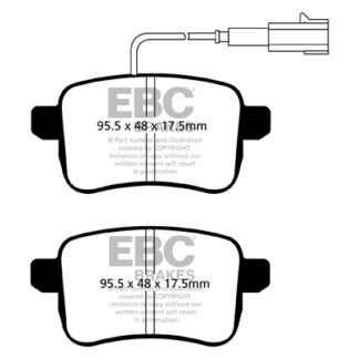 DPX2079 EBC Ultimax Rear Pads Caliper-NA ALFA ROMEO
